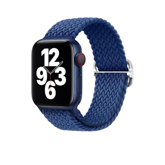 Braided Solo Loop Band w/ modern buckle Compatible w/ Apple Watch 38/40mm - Picture 1 of 6